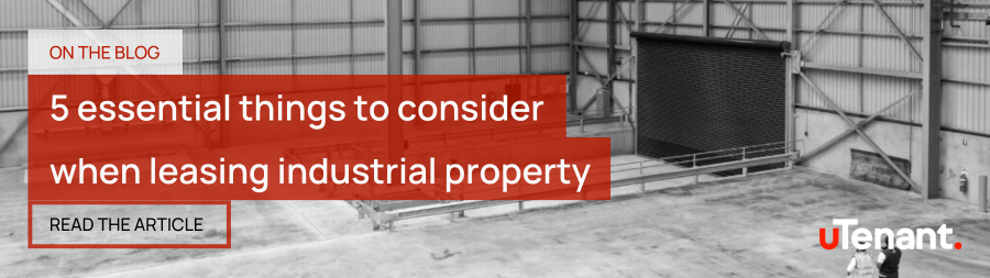 On the blog: 5 essential things to consider when leasing industrial property. Click this banner to read the article.