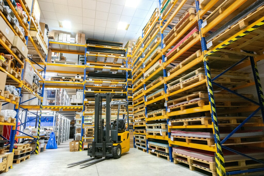 warehousing and distribution forklift person